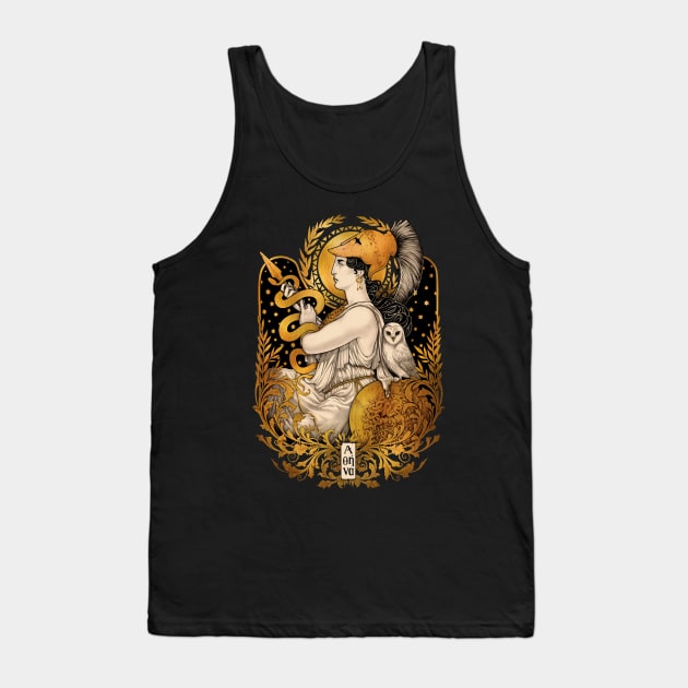 PALLAS ATHENA Tank Top by Medusa Dollmaker